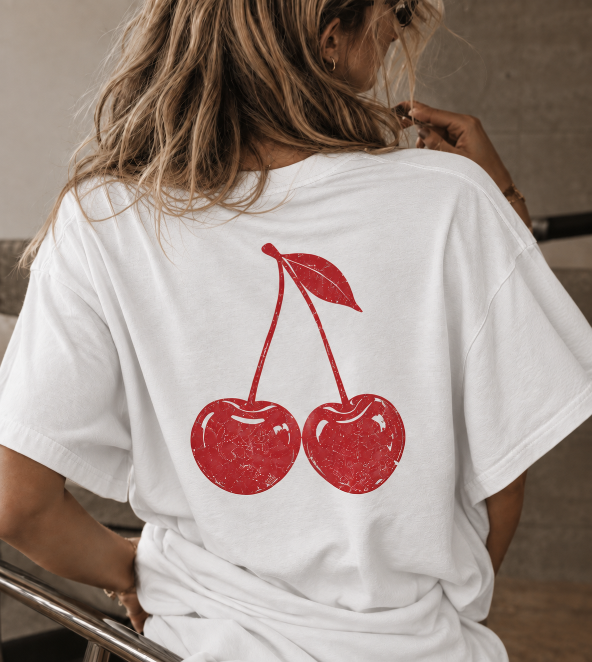 Cherry On Top Oversized Tee