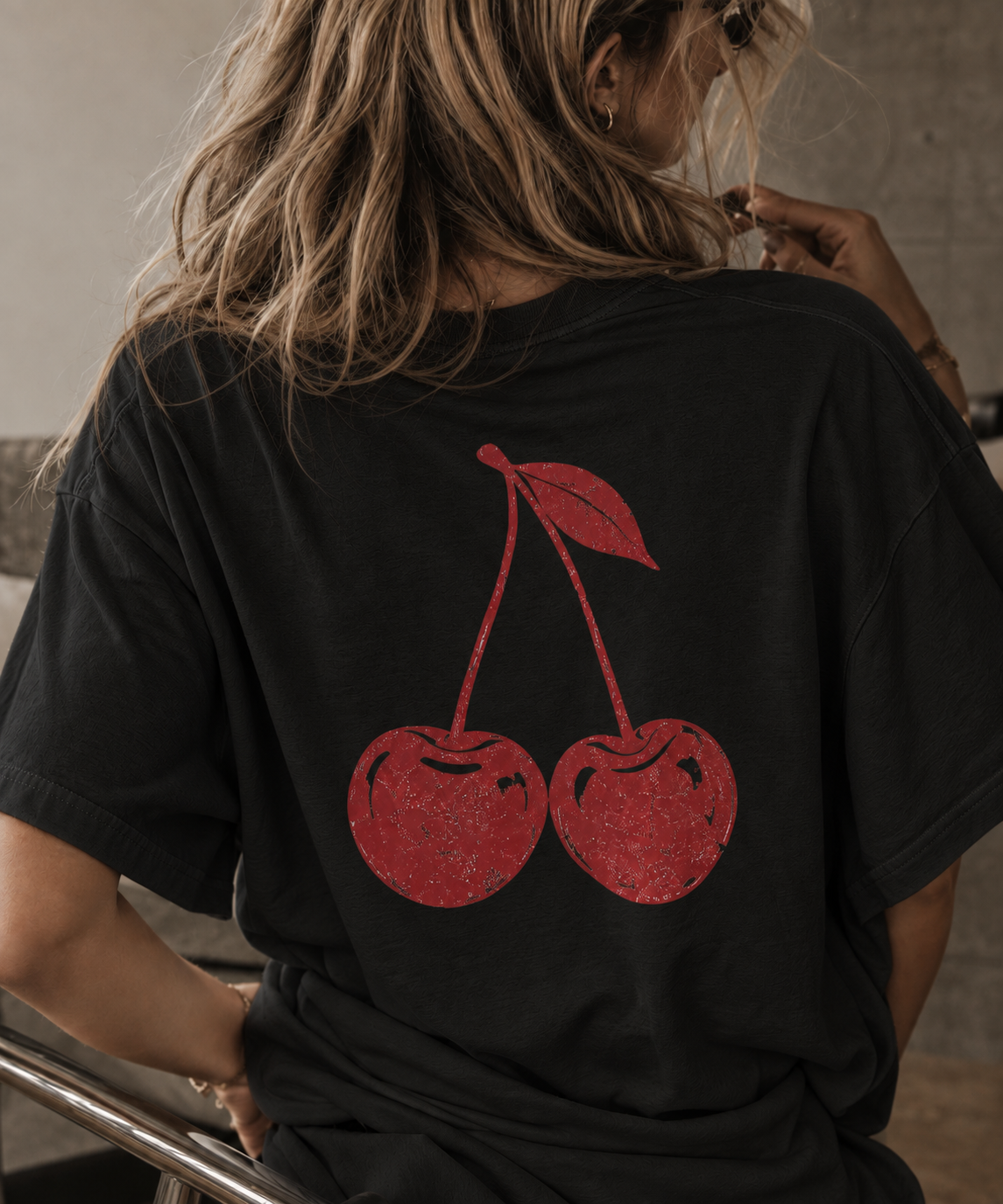 Cherry On Top Oversized Tee
